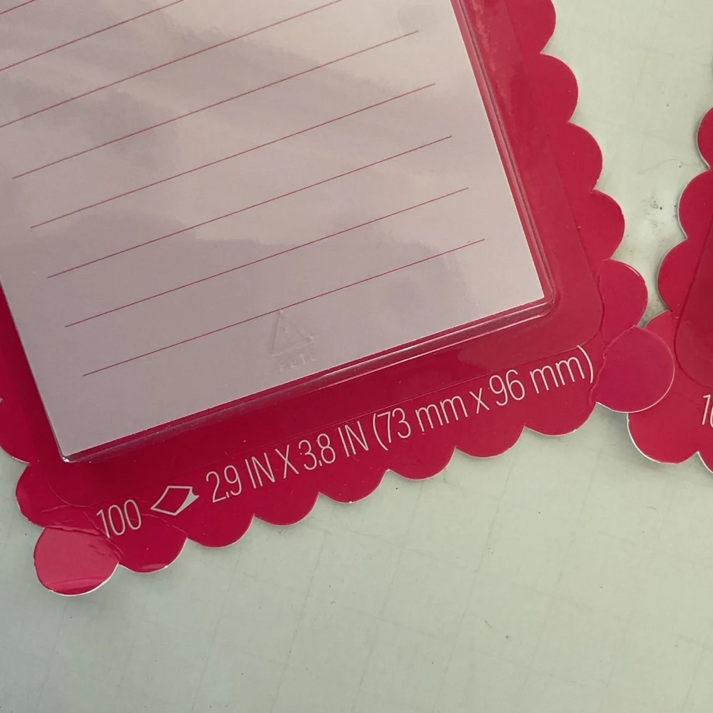 Noted by Post It Notes lot of 4 NWT Small List Pads